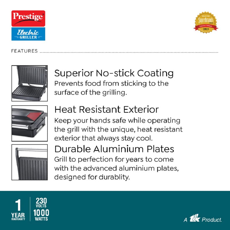 PRESTIGE Electric Griller PEG 6.0