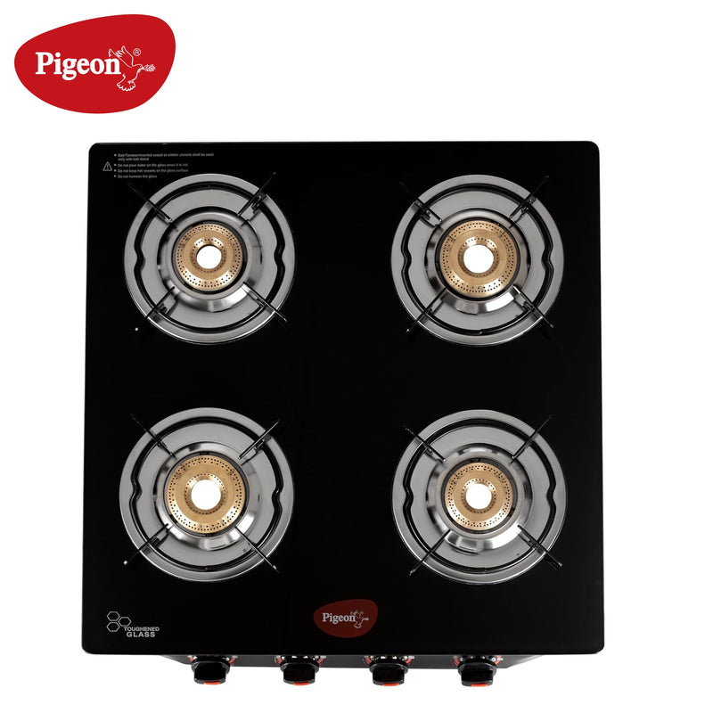 PIGEON GLASSTOP ASTER 4BR GAS STOVE