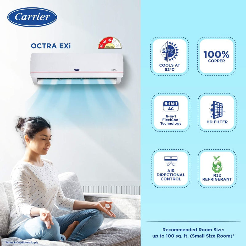 CARRIER 12K OCTRA EXI CAI120C3R34F0 1T 3* INV