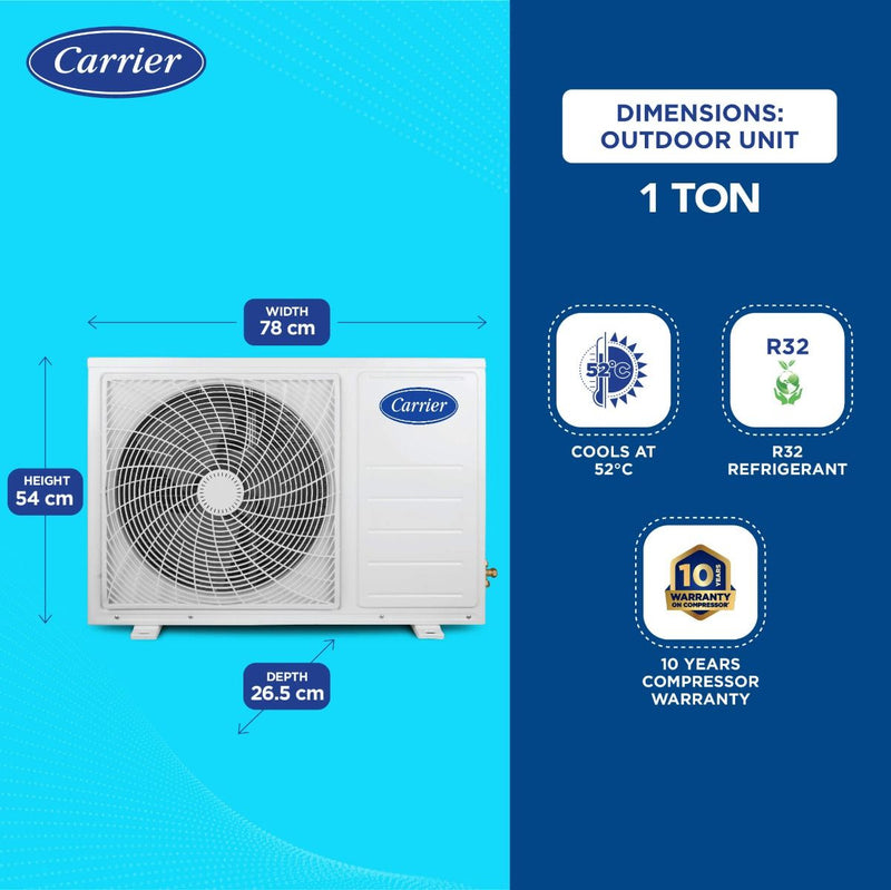 CARRIER 12K OCTRA EXI CAI120C3R34F0 1T 3* INV